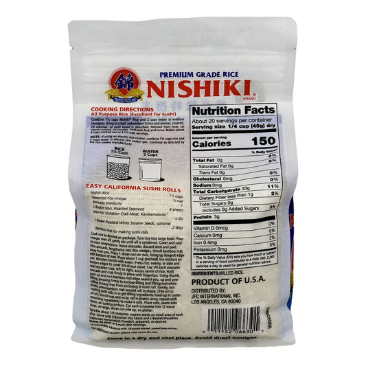 ARROZ PARA SUSHI X 907G NISHIKI