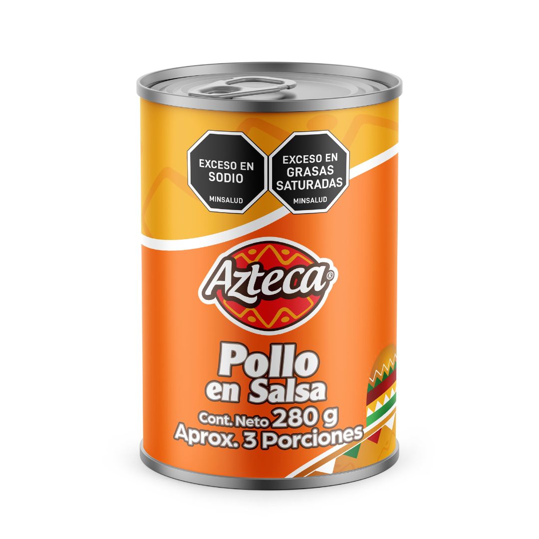 POLLO EN SALSA X 280G AZTECA