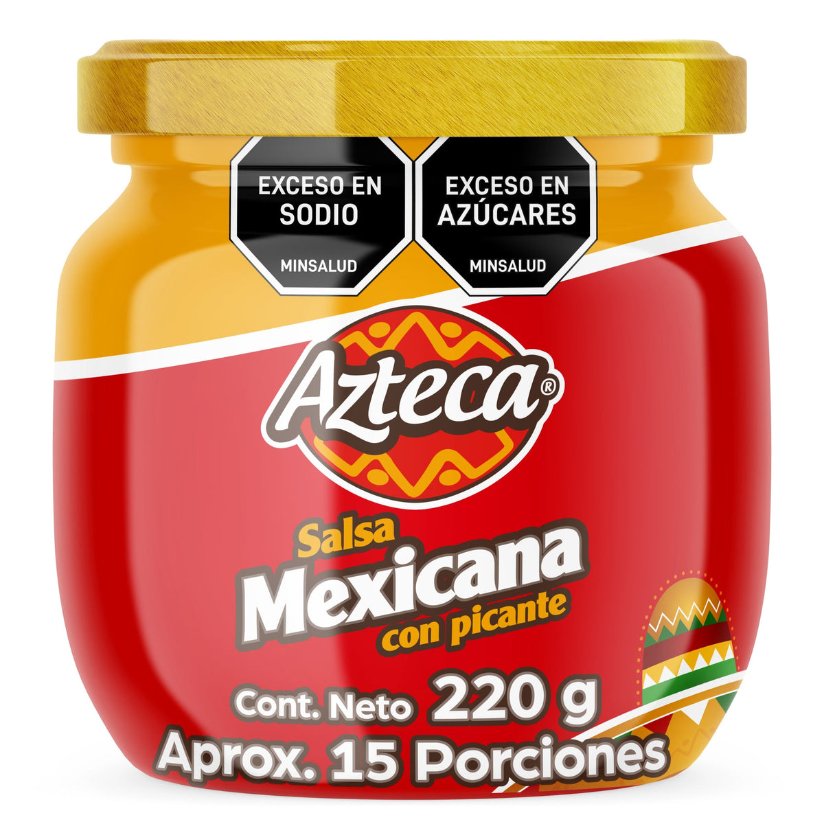 SALSA MEXICANA PICANTE X 220G AZTECA