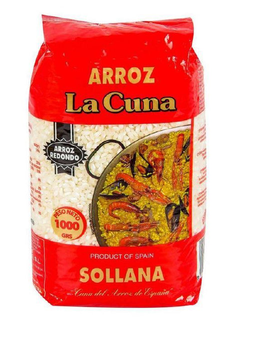 ARROZ PARA PAELLA X 1KG LA CUNA