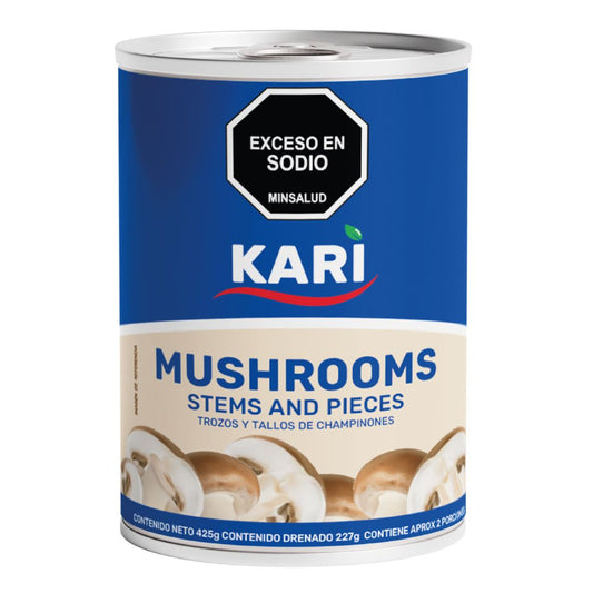 CHAMPIÑONES TAJADOS X 425G KARI