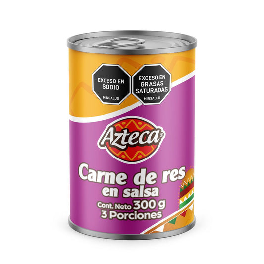 CARNE DE RES EN SALSA X 300G AZTECA
