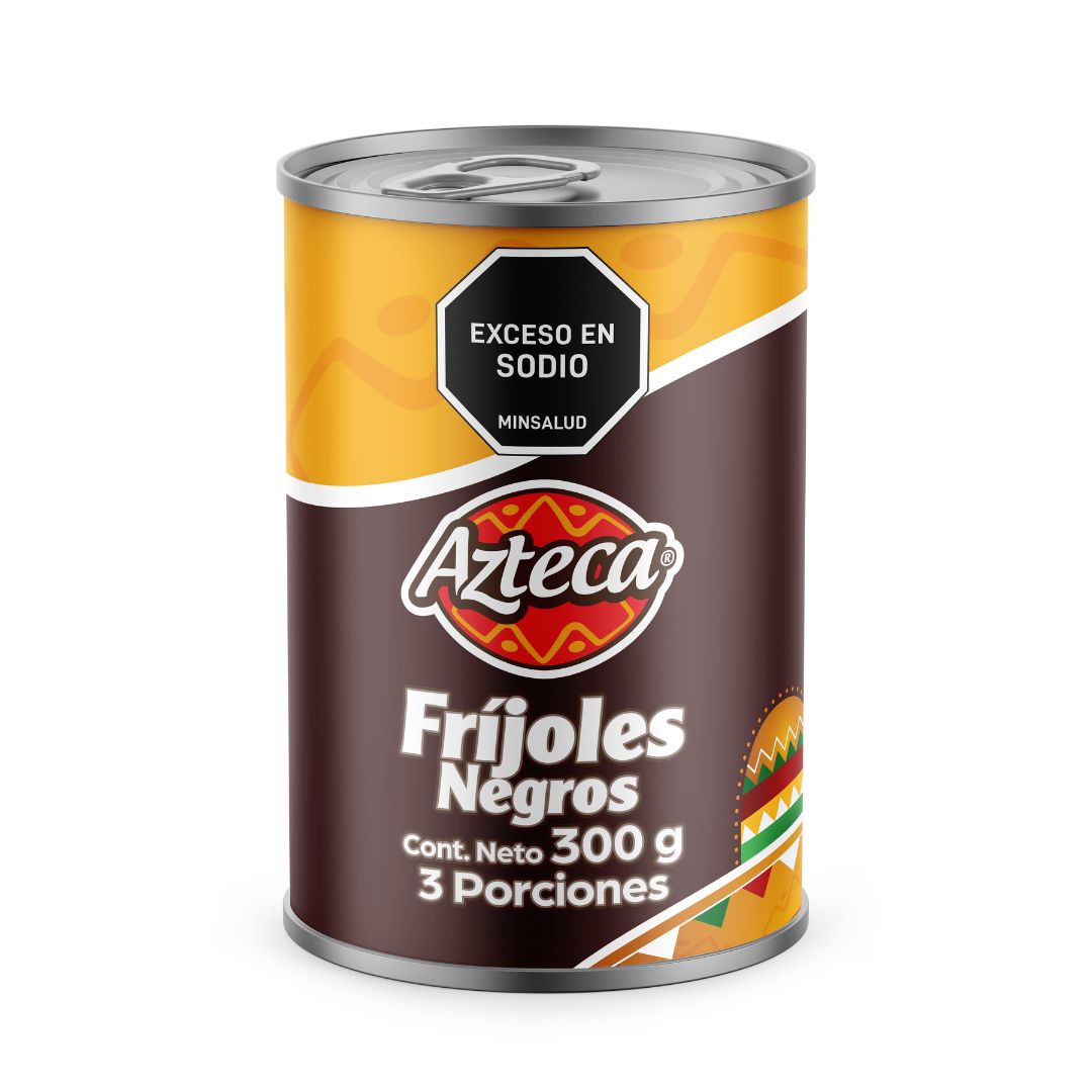 FRÍJOLES NEGROS X 300G AZTECA