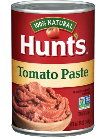 PASTA DE TOMATE X 340g HUNTS