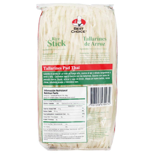 TALLARINES DE ARROZ x 400G BEST CHOICE