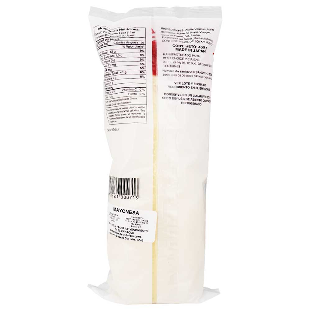 MAYONESA JAPONESA X 400G BEST CHOICE