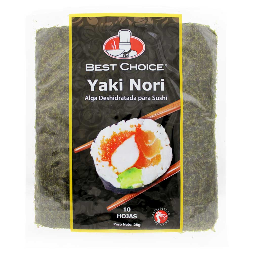ALGA PARA SUSHI X 10 HOJAS BEST CHOICE
